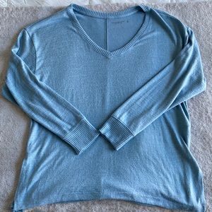 NWOT Abercrombie & Fitch light blue soft oversized sweater size small
